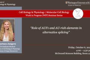 CBP/MCB Work-in-Progress (WIP) Seminar: Courtney Jungers (Djuranovic Lab)