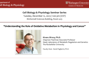 Seminar Series: Kivanc Birsoy, PhD