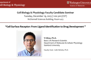 CB&P Faculty Candidate Seminar