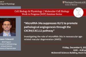 CBP/MCB Work-in-Progress (WIP) Seminar: Jason Colasanti (Apte Lab)