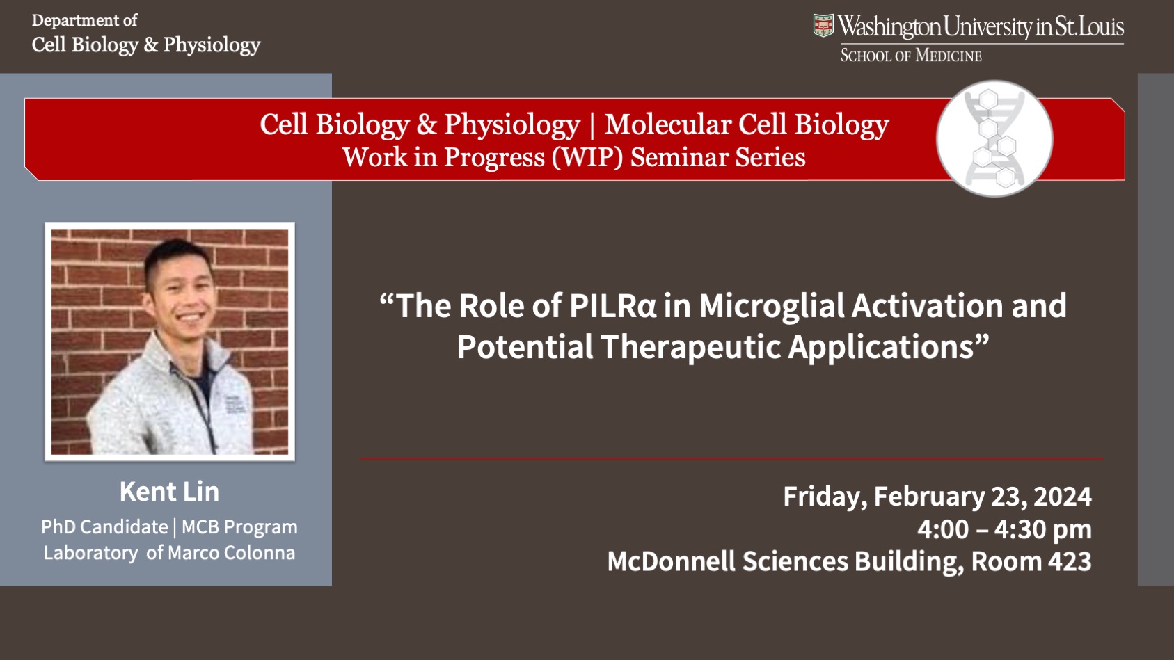 CBP/MCB Work-in-Progress (WIP) Seminar: Kent Lin (Colonna Lab) | Cell ...