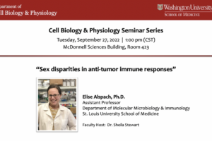 Seminar Series: Elise Alspach, Ph.D.