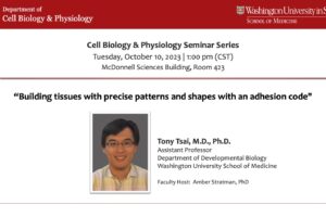 Seminar Series: Tony Tsai, PhD